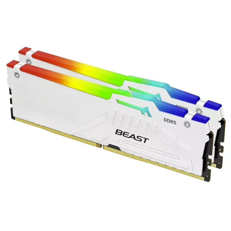 Kingston FURY White RGB 32G (2 - 64Gb Ddr5 6000Mhz Cl30 2X32Gb Desktop reseña y precio